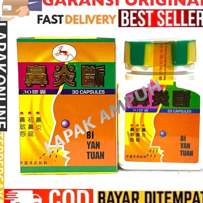 

Hot Sale BIYANTUAN / BI YAN TUAN - HERBAL PILEK / FLU / SINUSITIS / ALERGI ✔