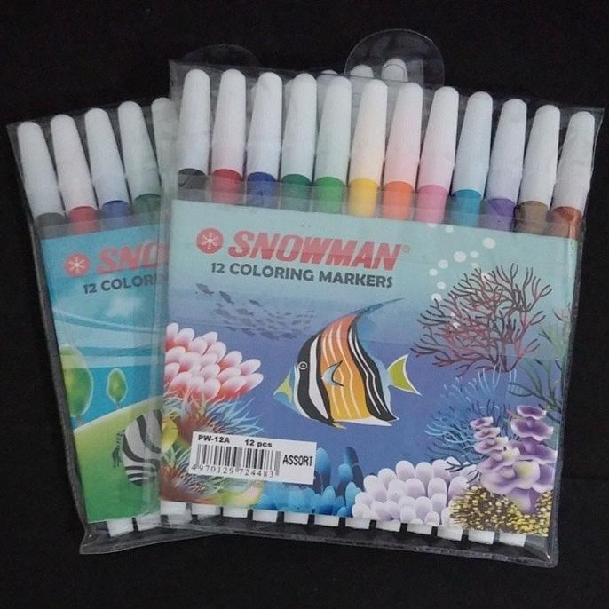 

Spidol Warna Set Snowman PW-12A