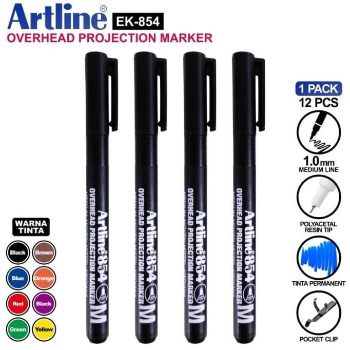 

Spidol Permanen OHP Artline EK-854 Medium sellanorimart