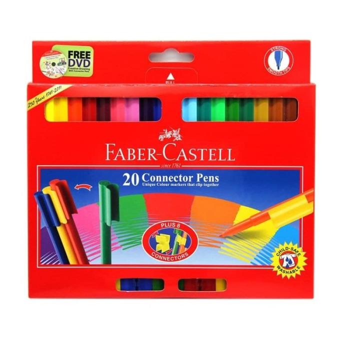 

Connector Pen Faber Castell 20 Warna