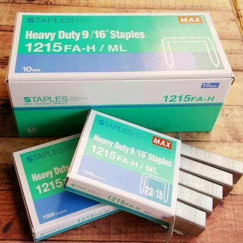 

Staples Max no. 1215 FA-H / ML 23 / 15 Steples Hekter