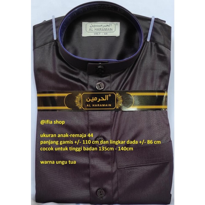 AL HARAMAIN SIZE 44 | JUBAH GAMIS ARAB IMPOR AL HARAMAIN ANAK-REMAJA
