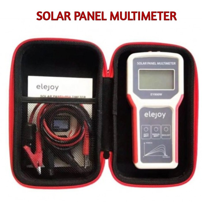 PROMO SOLAR PANEL MULTIMETER ELEJOY EY800W MULTITESTER DIGITAL PANEL SURYA TERLARIS
