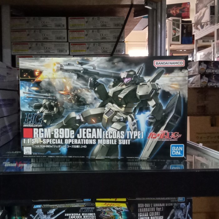 DISKON SPESIAL GUNDAM HG123 RGM-89DE JEGAN (ECOAS TYPE) 56833 TERMURAH