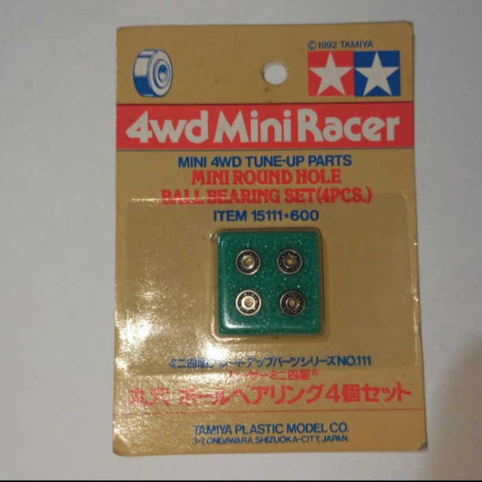 FLASH SALE TAMIYA ROUND HOLE BALL BEARING ORIGINAL JAPAN 1992 GENERATION MOC TERLARIS