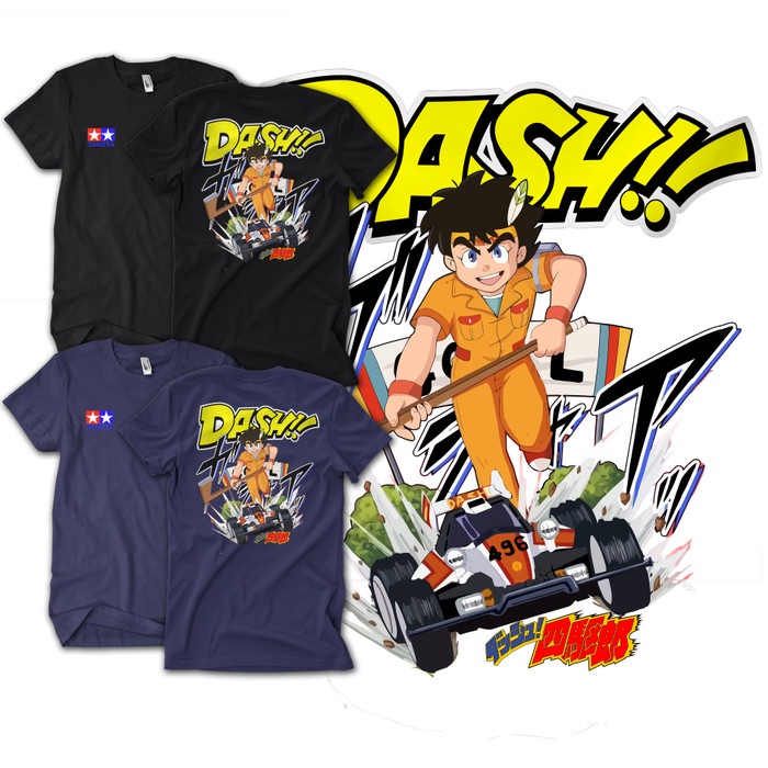 PROMO KAOS TAMIYA 10 . MINI 4WD DASH YONKURO TERBARU