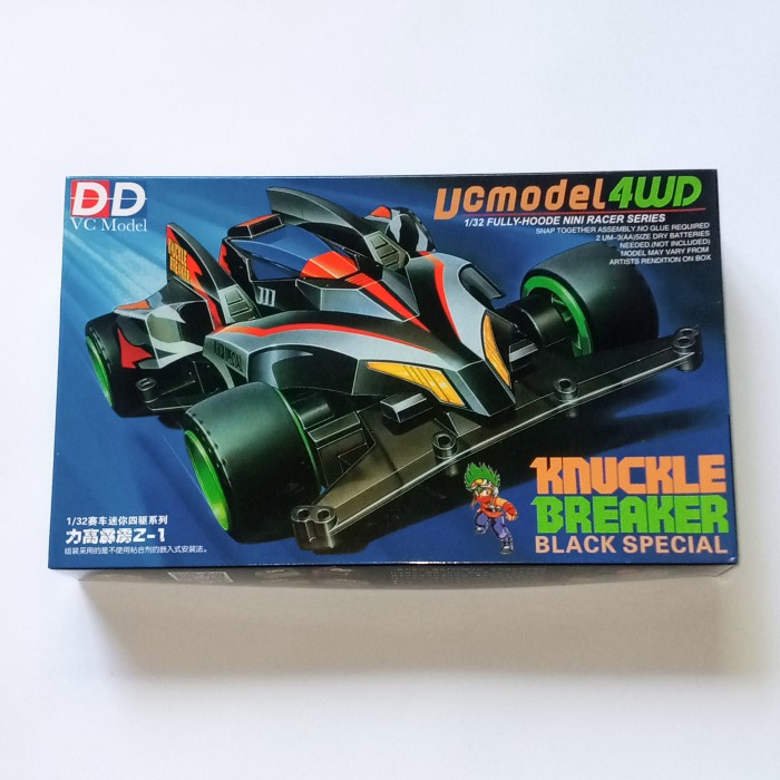 MUST HAVE TAMIYA MINI 4WD MERK DD RUIZE KNUCKLE BREAKER BLACK SPECIAL TERBARU