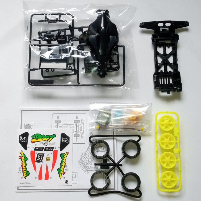 FLASH SALE TAMIYA MINI 4WD MERK RUIZE AVANTE 2001 BLACK SPECIAL TERMURAH