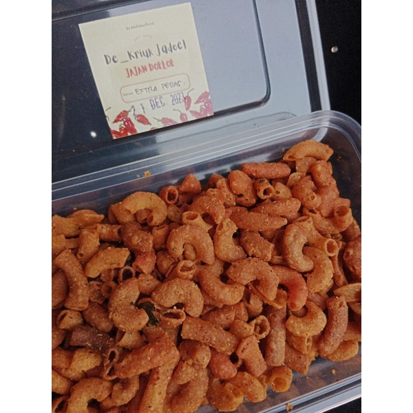 

MAKARONI BANTET EKSTRA PEDAS KEMASAN BOX 500ML