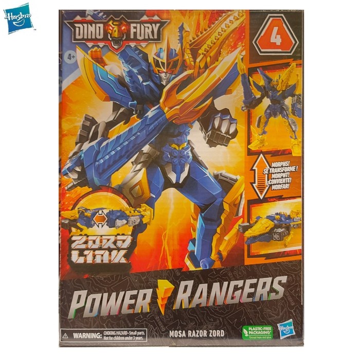 Power Rangers Dino Fury Mosa Razor Zord Link System