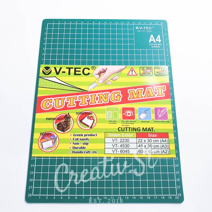 

Terlaris Cutting Mat Alas Potong A3 V-Tec