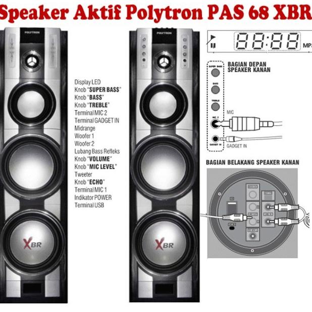 SPEAKER ACTIVE POLYTRON - PAS 68