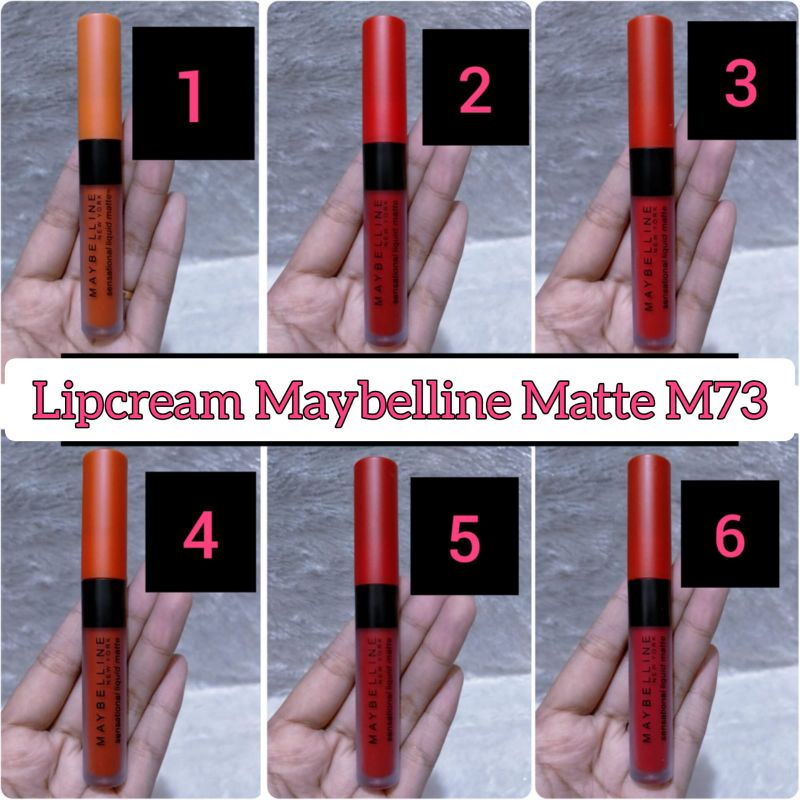 Lipcream matte maybelline (M73) / lipcream matte murah / lipcream matte ecer