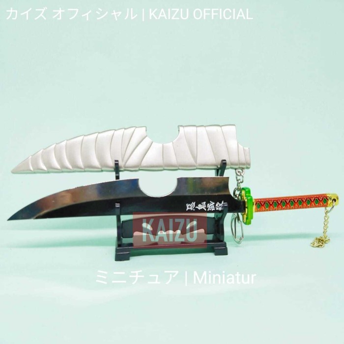 Best Seller Miniatur Pedang Nichirin Uzui Tengen Anime Kimetsu No Yaiba