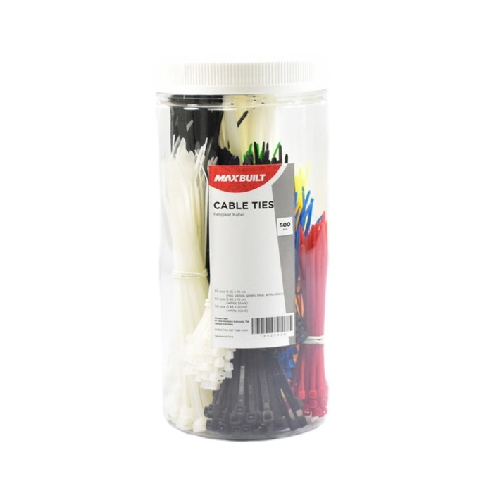 

Tali Pengikat Kabel Maxbuilt Cable Ties Isi 500Pcs Kabel Tie