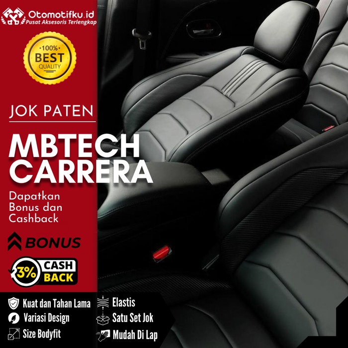 Terlaris Sarung/Cover Jok Paten Mobil Bahan Mbtech Carrera All Type Mobil
