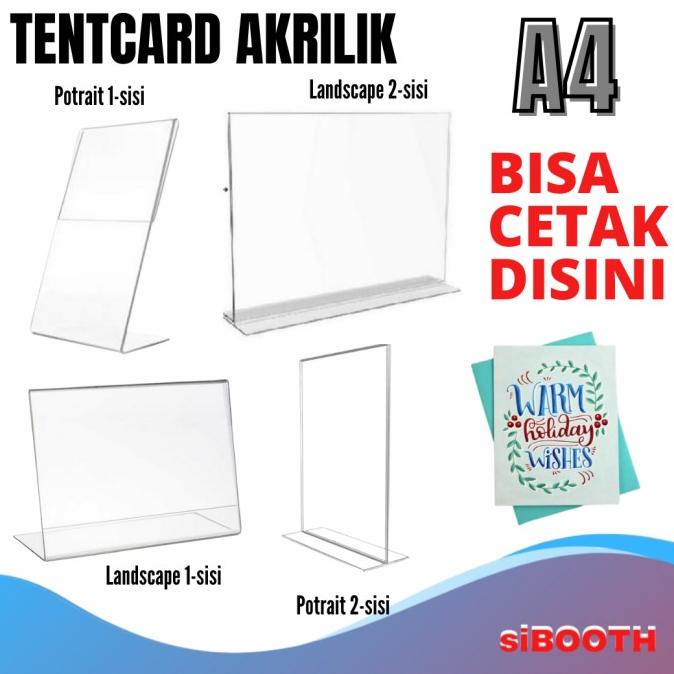 

Tent Card A4 T Akrilik , Tentcard Acrylic Landscape