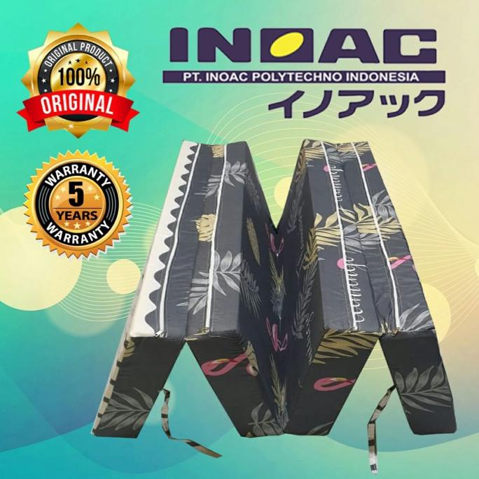 kasur busa lipat 4 INOAC 120 X 200 X 10 cm