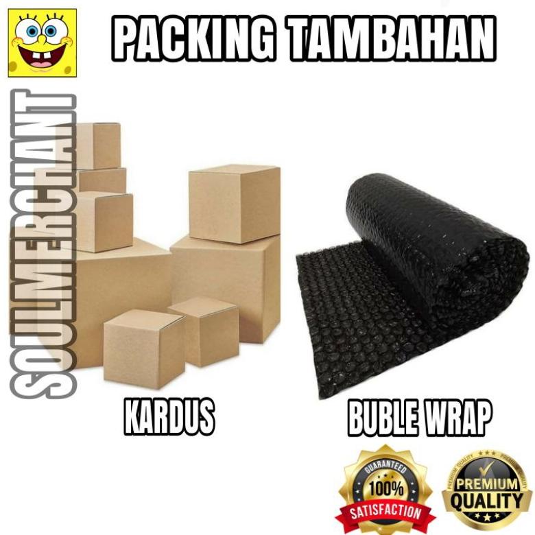 

Dus Packing Paking Packaging Tambahan Kardus Buble Wrap - Pelindung Paket Fragile