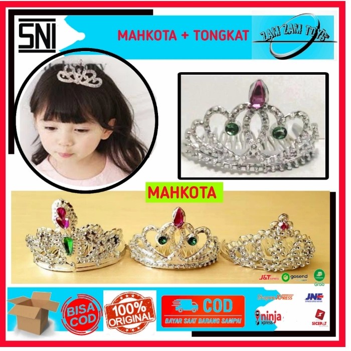 MAINAN MAHKOTA  TONGKAT PERI/FROZEN - mahkota saja Promo