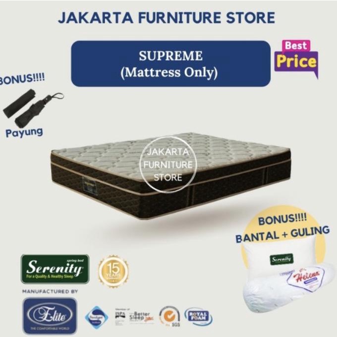 Promo Springbed Elite Serenity Supreme Uk.140x200 (Matress Only)
