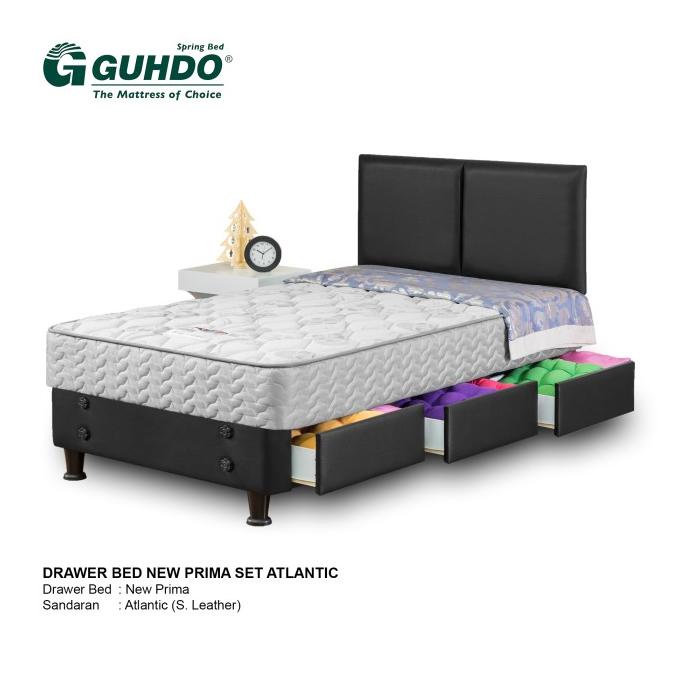 Springbed Guhdo Drawer (Laci) New Prima -90-140x200,Full Set Atlantic