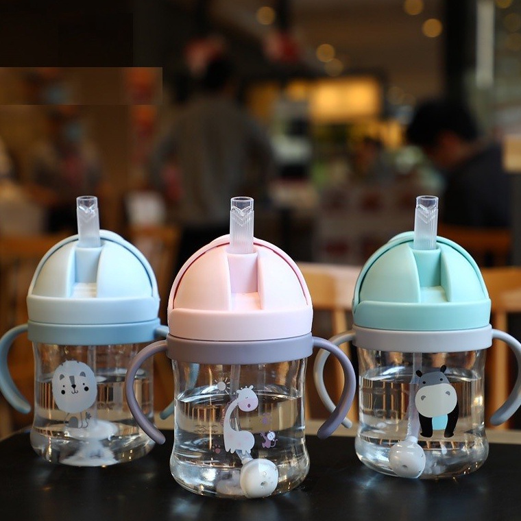 ーHsv PXTON - Botol Minum Anak Sedotan Lucu Botol Minum Bayi Training Cup Baby Botol Minum bayi / bot