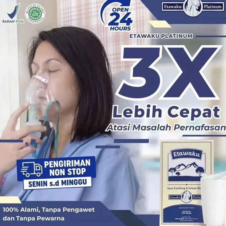 

Terbaru Etawaku Platinum 3x Atasi Masalah Pernafasan - Susu Kambing Bubuk Provit Etawa Tingkatkan Daya Tahan & Imunitas Tubuh Jaga Kesehatan & Kepadatan Tulang Isi 200gr