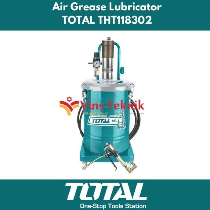 TOTAL THT118302 pompa oli angin air Grease Lubricator 30L greas pump