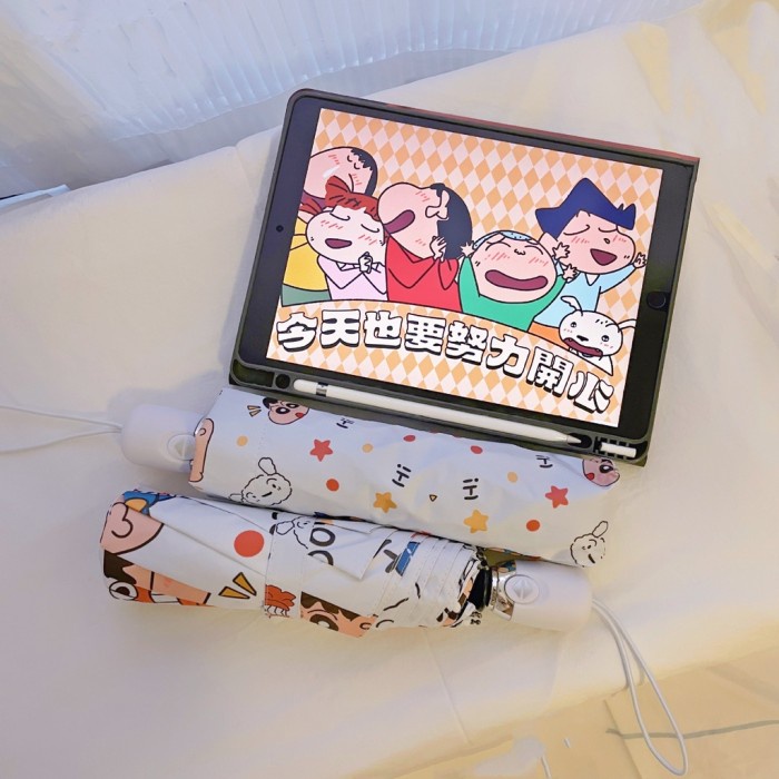 Bestseller Payung Lipat Karakter Kartun Snoopy Pooh Sinchan Sanrio Toy Story Lucu