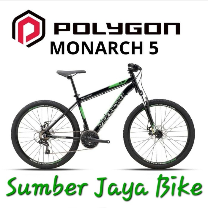 Terlaris Sepeda Mtb 26 Inch Polygon Monarch 5 New Alloy - Double Cakram