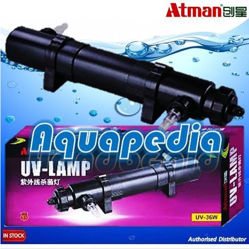 ATMAN UV-36W Pembunuh Lumut UV Clarifier & Sterilizer ORIGINAL