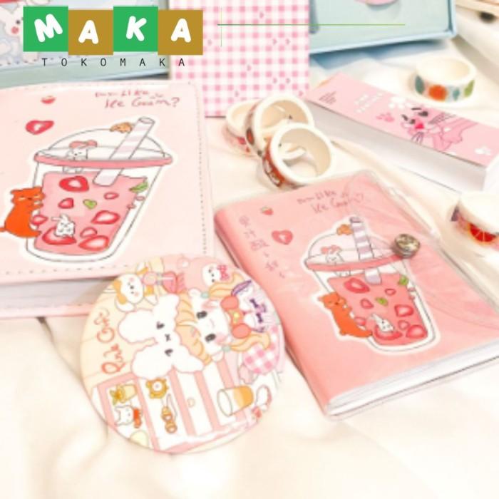 

PAKET JURNAL ALAT TULIS KARAKTER BOBA PAKET JOURNALING SATU SET IMPORT