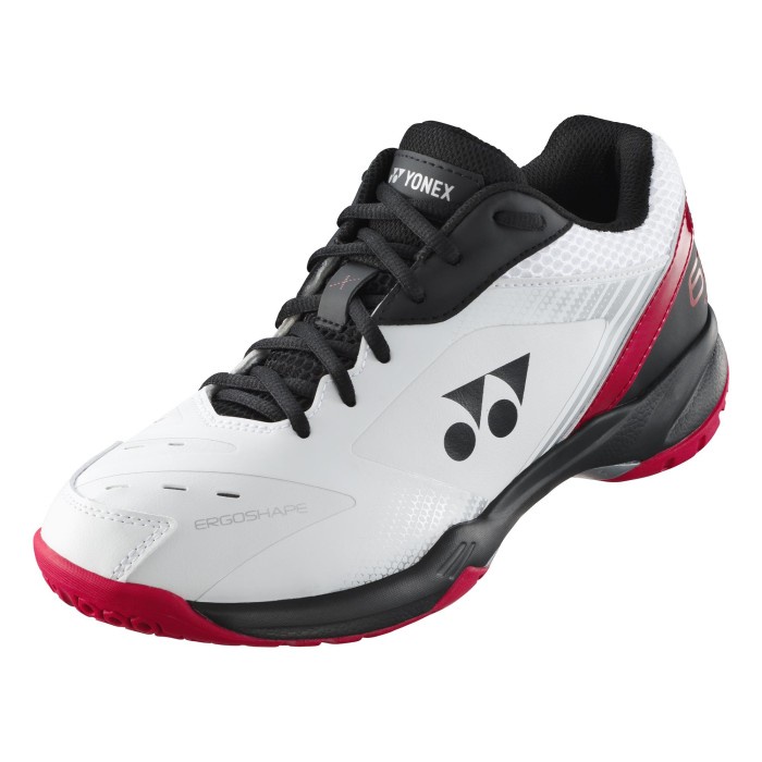Terlaris New Sepatu Badminton Yonex Shb65X3 Shb 65 X3 White Red Original