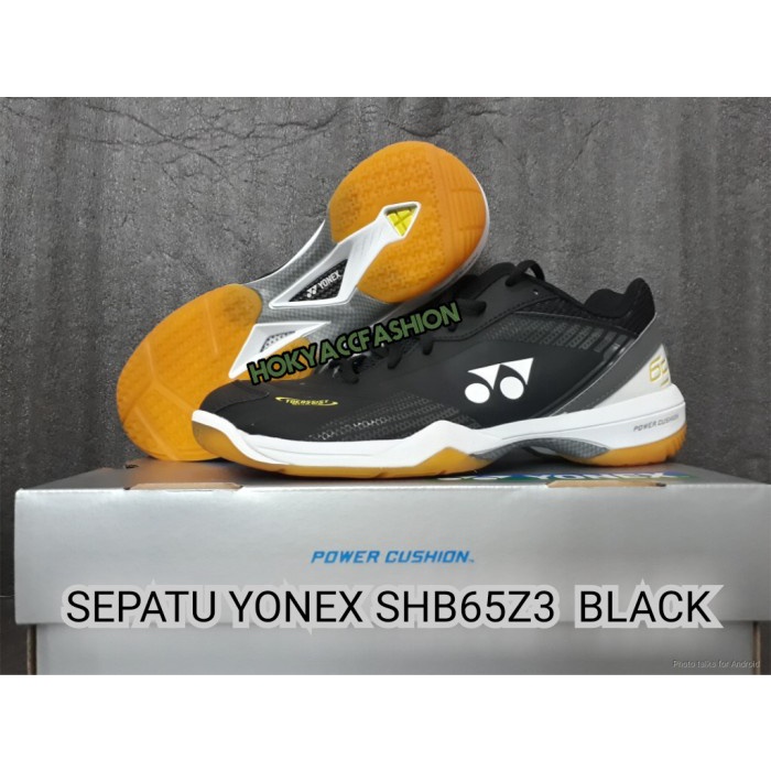 Terlaris Sepatu Badminton Yonex Shb 65 Z3 Man - Shb65Z3Men Black Original