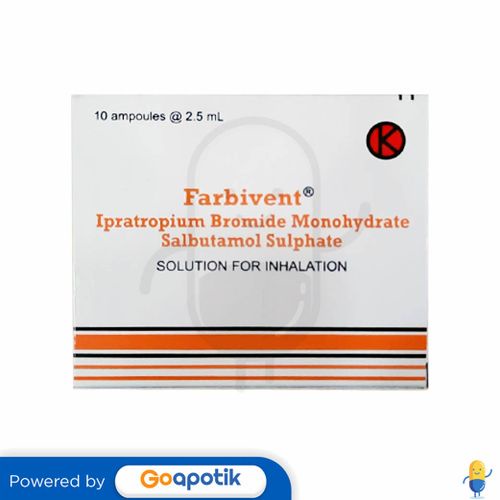 FARBIVENT CAIRAN INHALASI 2.5 ML BOX 10 AMPUL