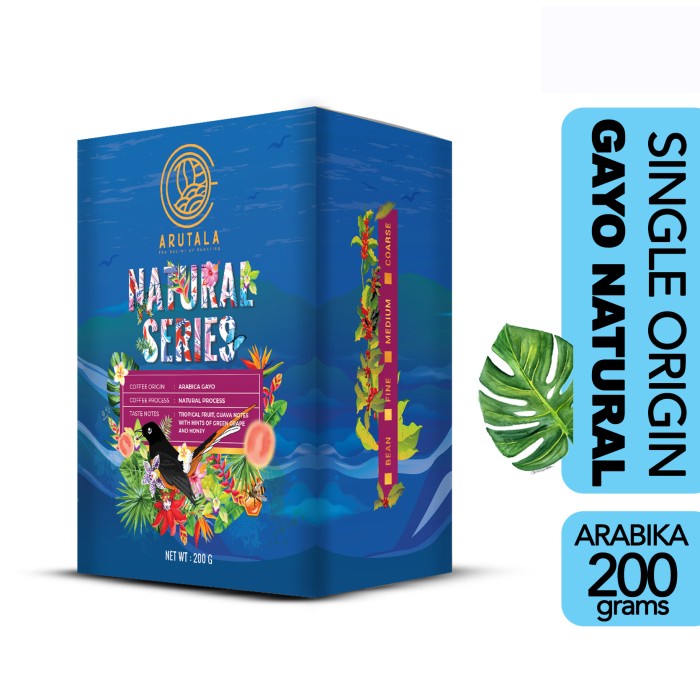 

ARUTALA Natural Series - Arabika Gayo 200 gram