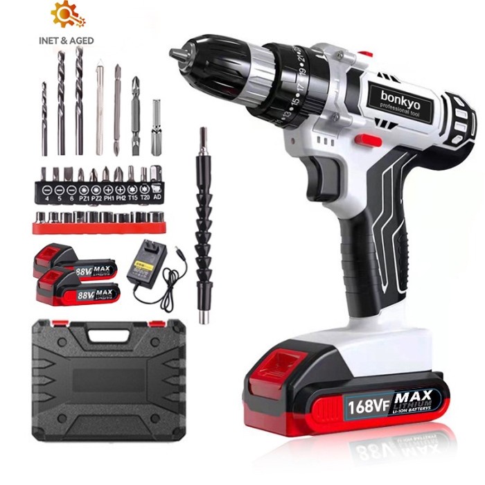 Olla 88vf bor listrik manual bor listrik set bor listrik baterai