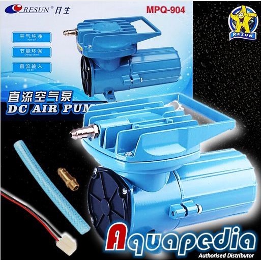 Resun MPQ-904 Pompa Udara Aerator Tenaga Aki DC Air Pump. ORIGINAL