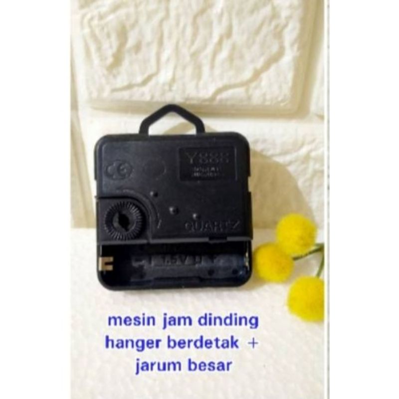 mesin jam dinding y888 hanger jarum besar