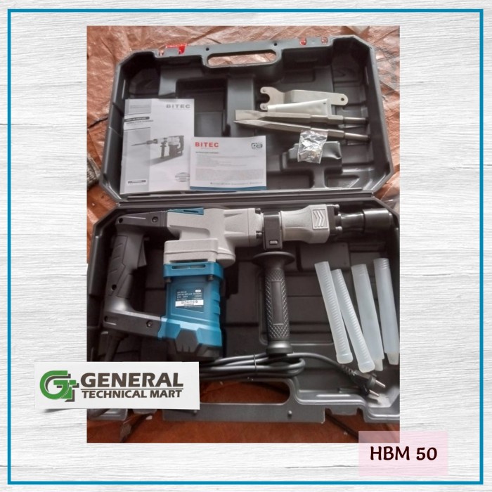 Mesin Bobok Beton Bitec Hbm 50 Hex Demolition Hammer Hbm50Hex