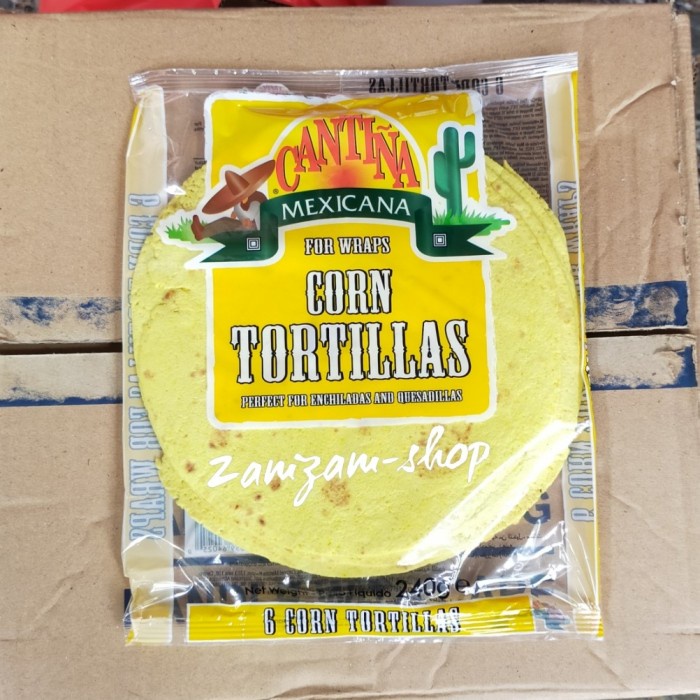 

Terlaris Cantina Corn Tortillas Tortilla 240Gr Isi 6Pcs Wrap