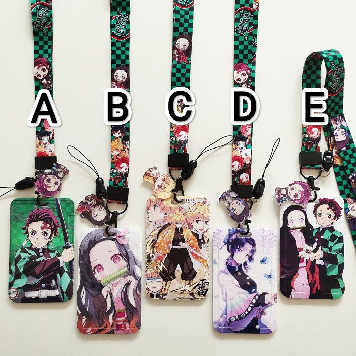 

Terlaris Demon Slayer Anime Id Card Holder Lanyard 1 Kimetsu No Yaiba Tanjirou