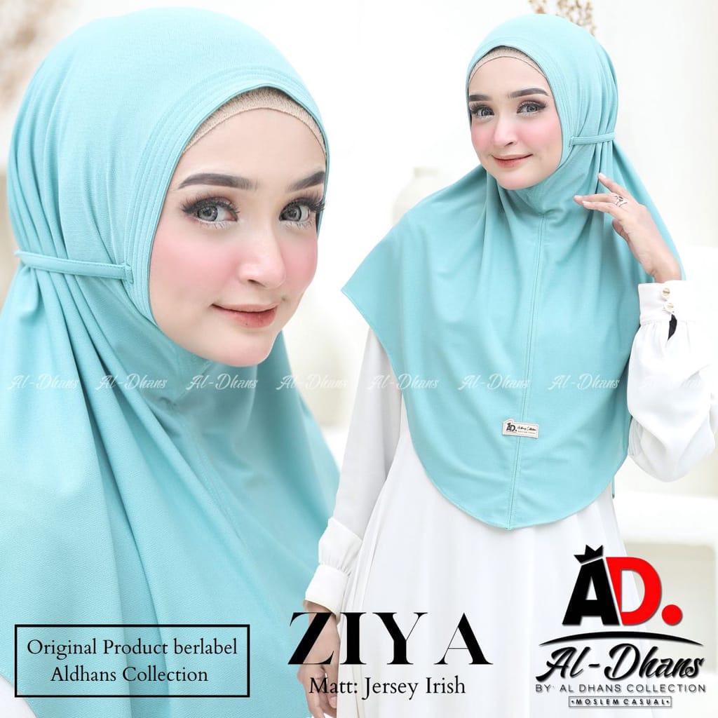 Hijab Instan BERGO ZIYA by ALDHANS Bergo jersey  Non Pad