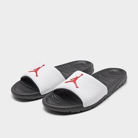 SANDAL JORDAN BREAK SLIDE BLACK UNIVERSITY RED AR6374-016 100%ORIGINAL