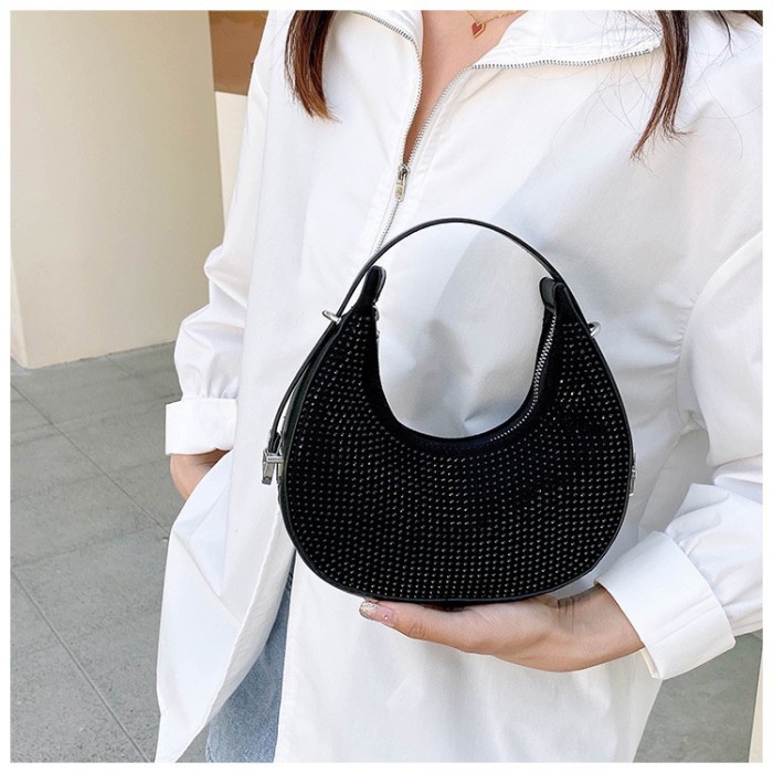 MUST HAVE TAS BLINK BLINK OVAL WANITA IMPORT TAS PESTA TAS WANITA MANIK TERLARIS