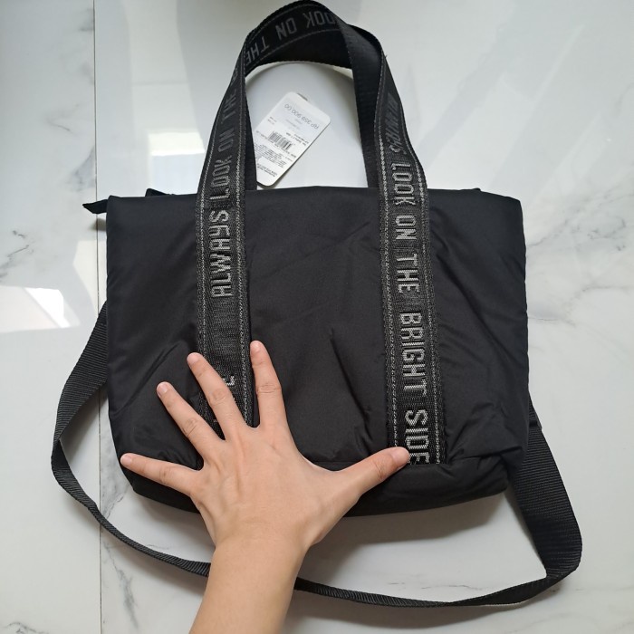 FLASH SALE LC WAIKIKI WOMAN BLACK SHOULDER BAG TAS HITAM WANITA TERMURAH