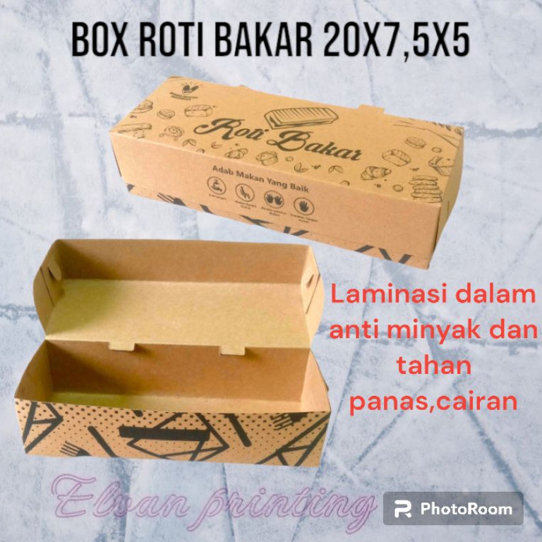 

Terlaku.! box roti bakar bandung 20x7,5x5 motif isi 50 pcs 61