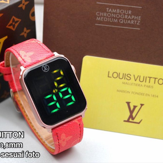 PROMO JAM TANGAN WANITA FASHION DIGITAL LED TOUCHSCREEN LV-PW 10089 FREE BOX TERBARU