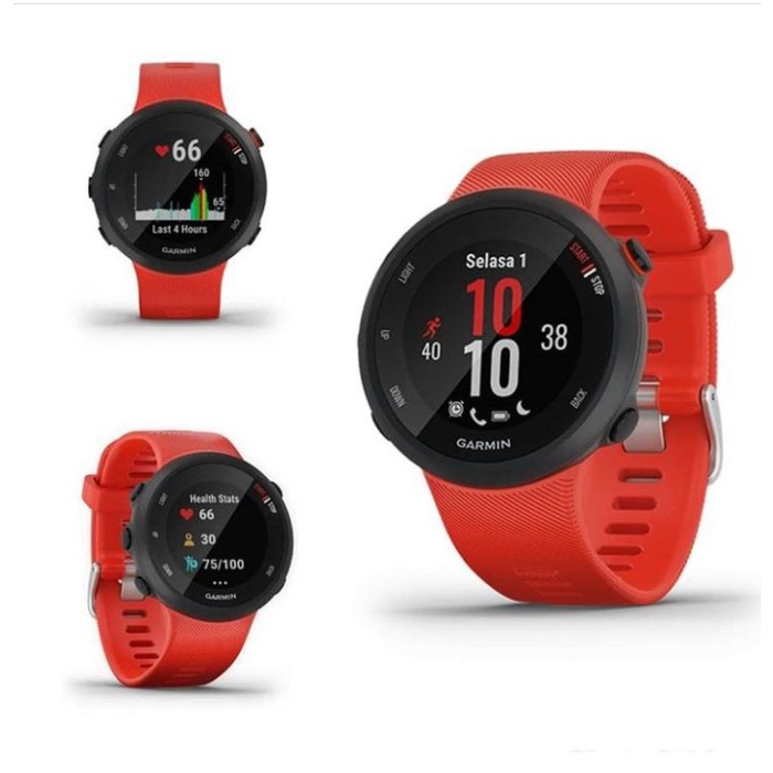 PROMO JAM TANGAN GARMIN FORERUNNER 45 MERAH ORIGINAL MURAH TERMURAH